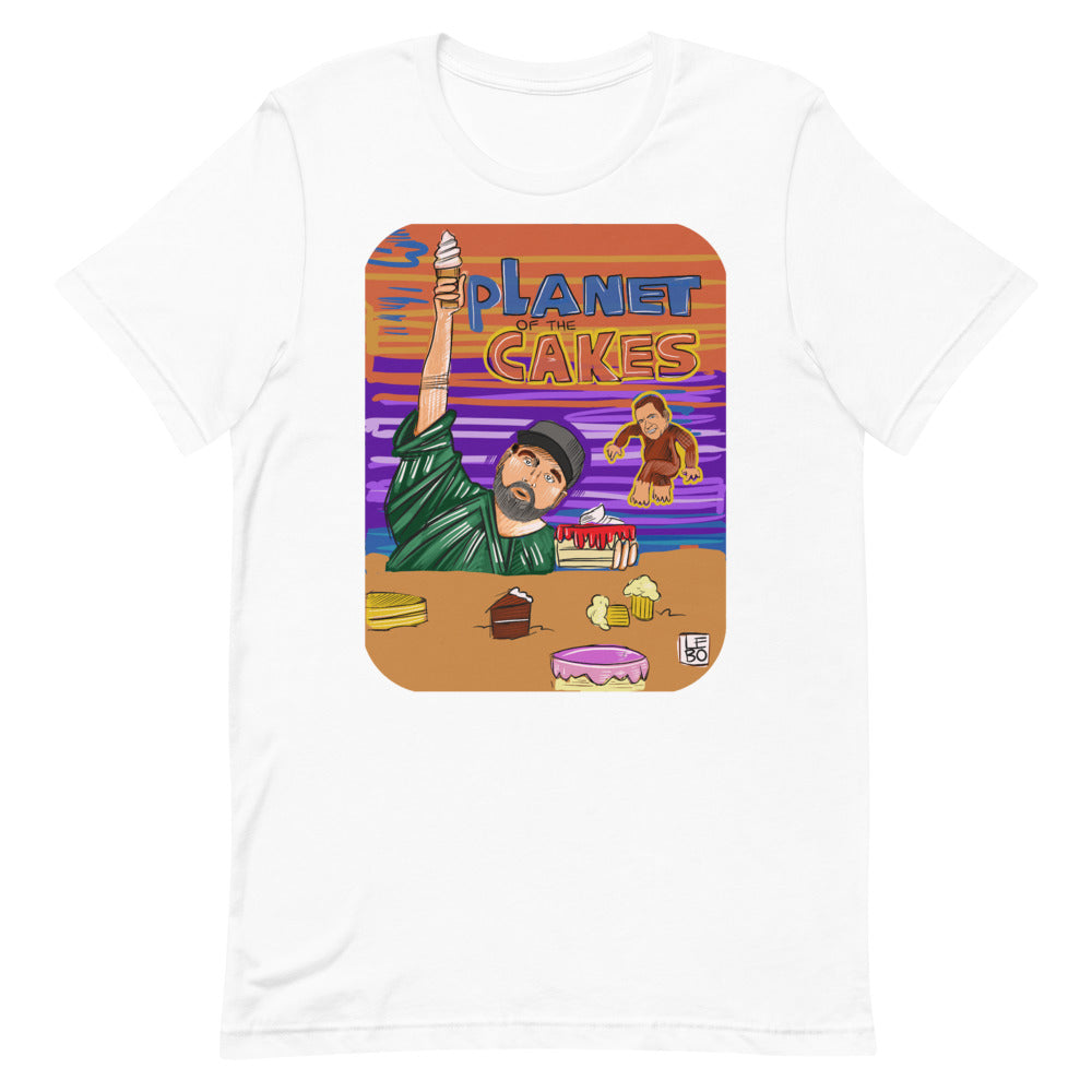 Dannywood - Planet of the Cakes (Starring Dan LeBatard) - Lebo Short-Sleeve Unisex T-Shirt